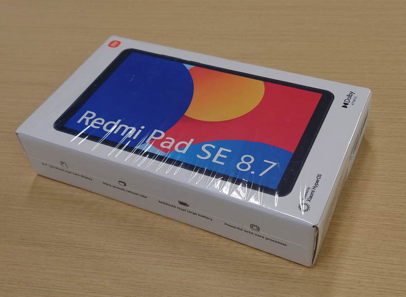 購入されたタブレットの写真